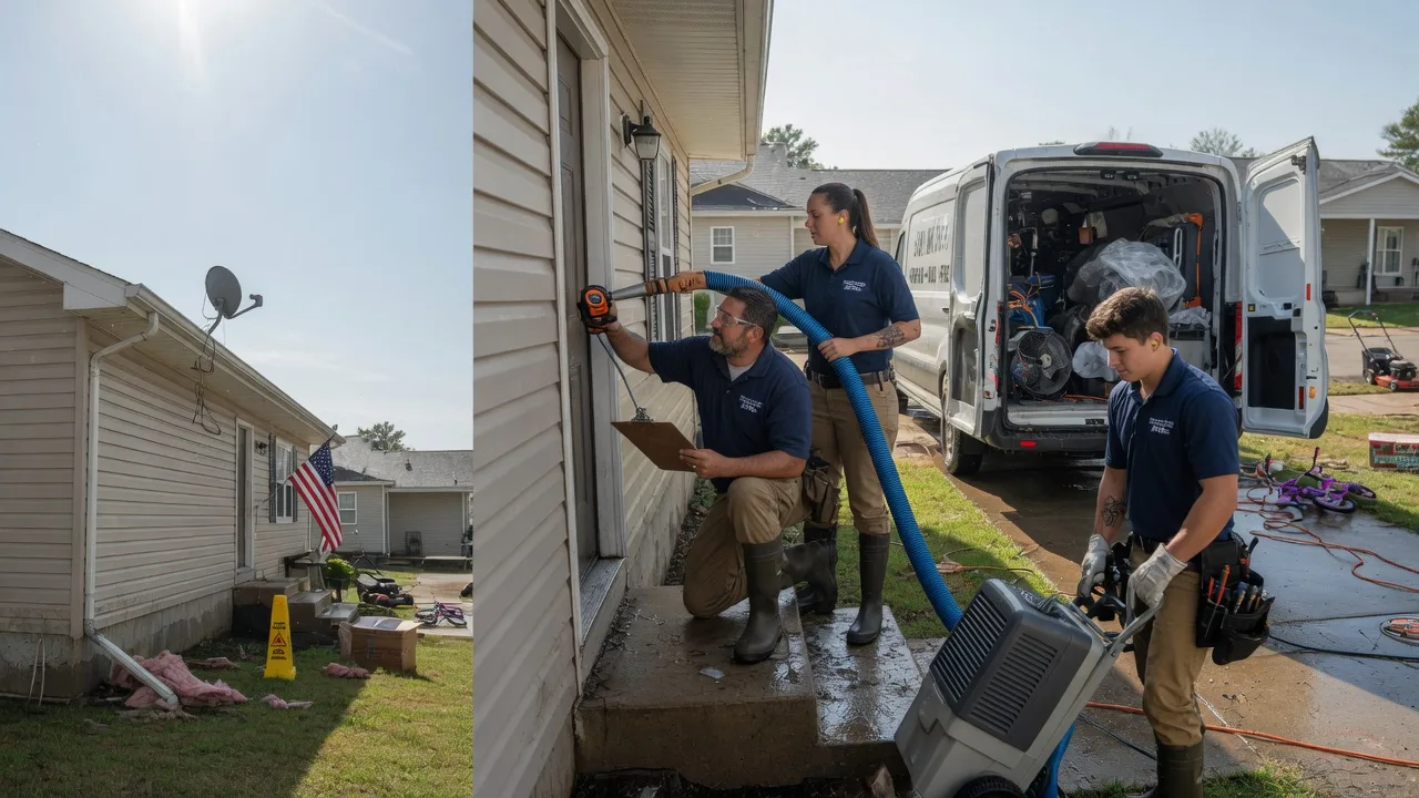 Ceiling Water Damage Restoration in Glen Ferris, WV near me
